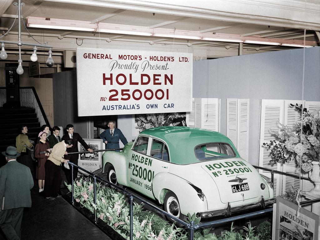 The launch of the FJ Holden motor car.