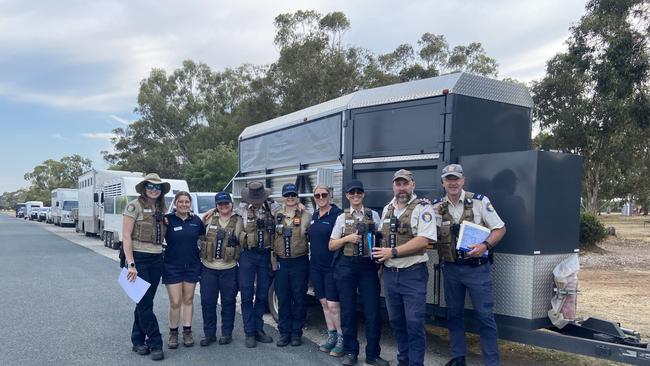 RSPCA Victoria Inspectors completed a major operation in regional Victoria area earlier this week and seized 110 horses from two Campaspe properties. Picture: RSPCA Victoria.