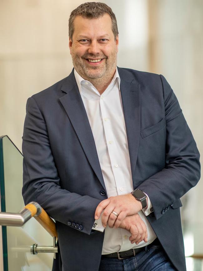 Virgin Australia chief customer and digital officer Paul Jones. Picture: Dallas Kilponen