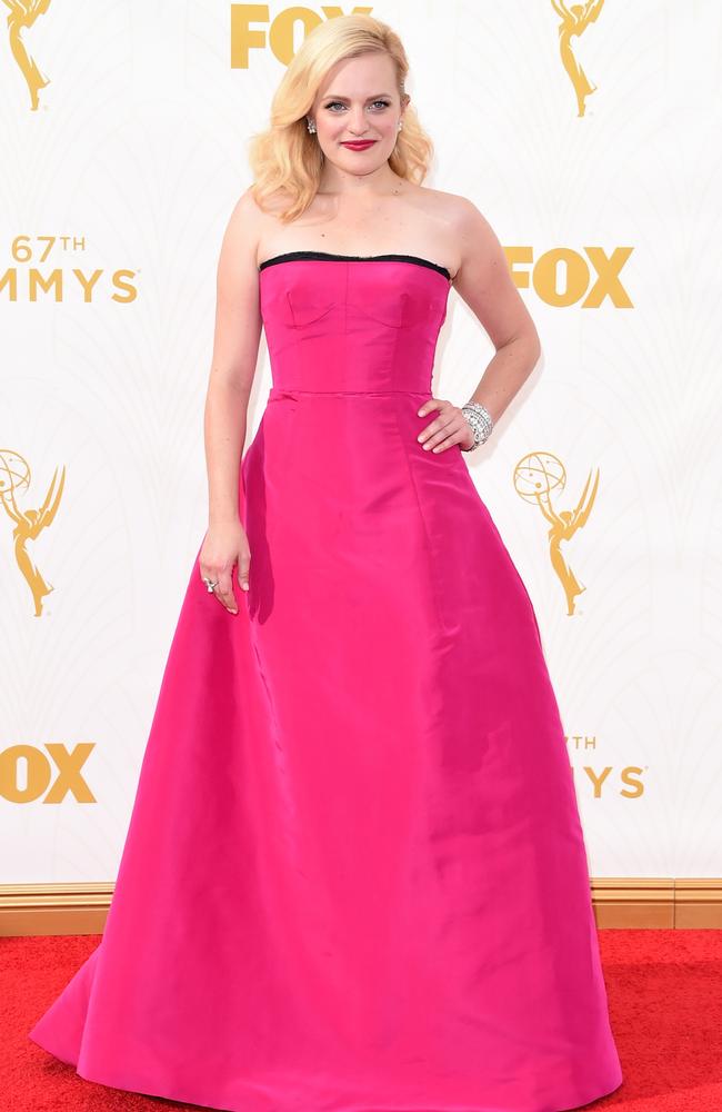 Actress Elisabeth Moss attends the 67th Annual Primetime Emmy Awards at Microsoft Theater on September 20, 2015 in Los Angeles, California. Picture: Jason Merritt/Getty Images