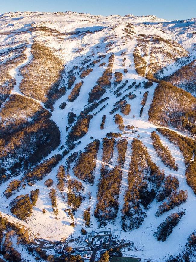 Thredbo’s first snow of the year — the NSW resort is still planning for this year’s snow season.