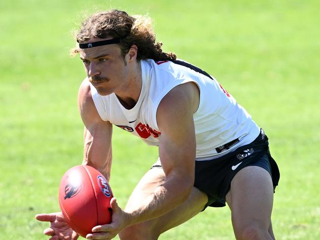 Harry DeMattia’s debut campaign at Collingwood will have a delayed start. Picture: Quinn Rooney/Getty Images