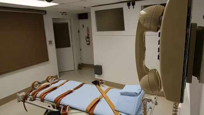 The lethal injection took place in an "execution chamber" like this one. Picture: Palm Beach Post