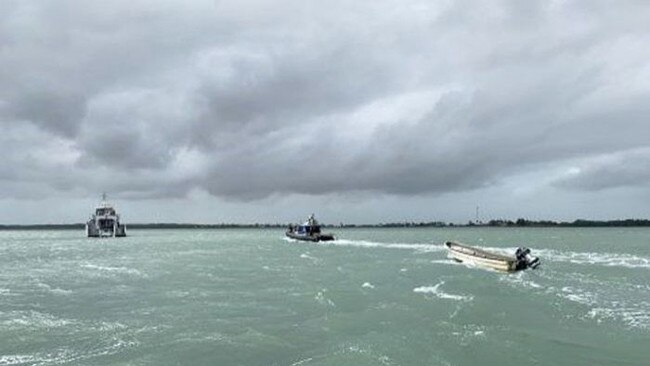 The empty Pana Boy, after being recovered on August 1, 2019.