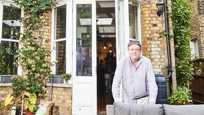 Professor John Hardy, 66, at home in east London. Picture: Tom Jackson