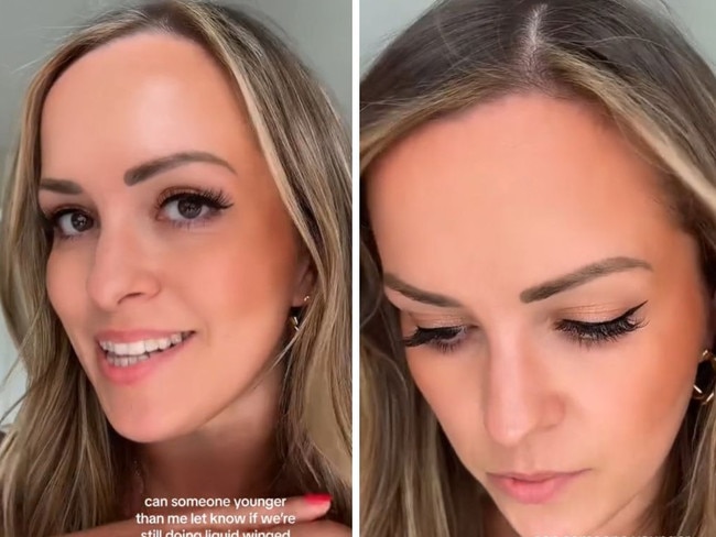 Gen Z reckon popular make-up look exposes your age. Picture: TikTok