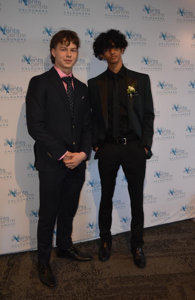 Remy and Rison at the Sunshine Coast Grammar School formal on November 17. Picture: Sam Turner