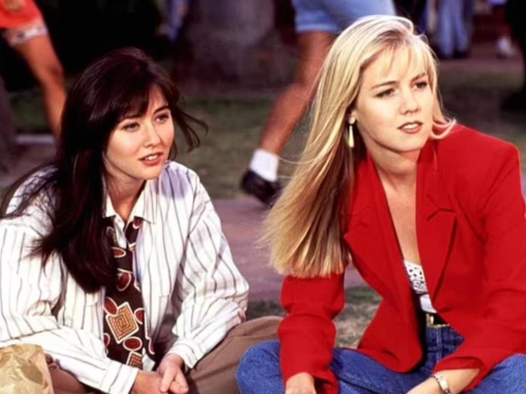 Doherty and Garth played best friends on the show. Picture: Fox