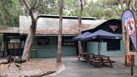 The former bar, bike hire and VR room.