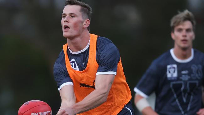 Ned Long might be required at the Pies. Picture: Daniel Pockett/AFL Photos/via Getty Images