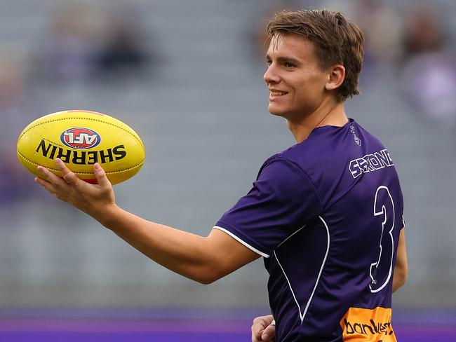 Tim Michell is still likely to start Caleb Serong. Picture: Paul Kane/Getty Images