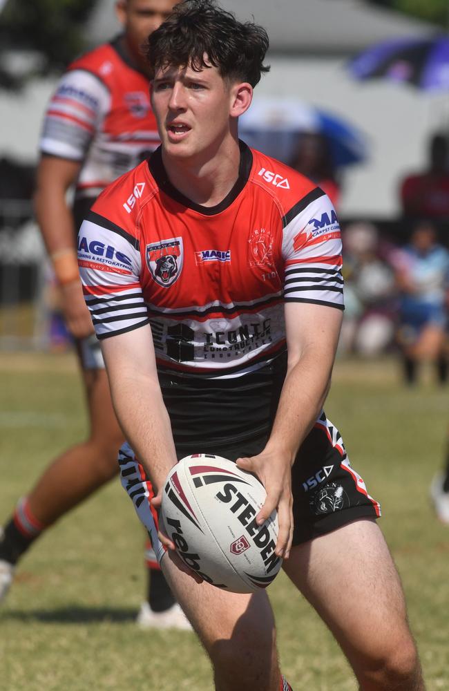 Kirwan's Ryan Van Zanden. Aaron Payne Cup 2024. Kirwan High against Trinity Bay High at Kirwan High. Picture: Evan Morgan