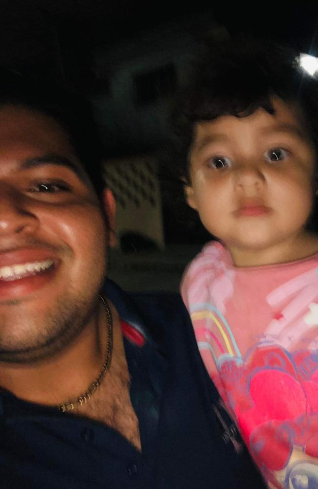 Mexican Wilbert Alonzo Canto posted photos of Whitsunday woman Tahnee Shanks's daughter Adelynn to find her parents. The photos went viral and helped connect the Shanks family to the little girl. Her parents are still missing. Picture: Contributed