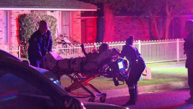 Emergency services were called to a Bass Hill unit on October 22 following the alleged stabbing. Picture: TNV