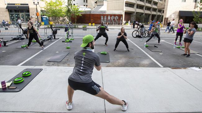 Fitness centre operators have had to get creative to say afloat.