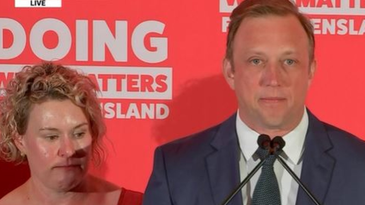 Watch: Miles concedes; Crisafulli next Qld premier but majority not guaranteed