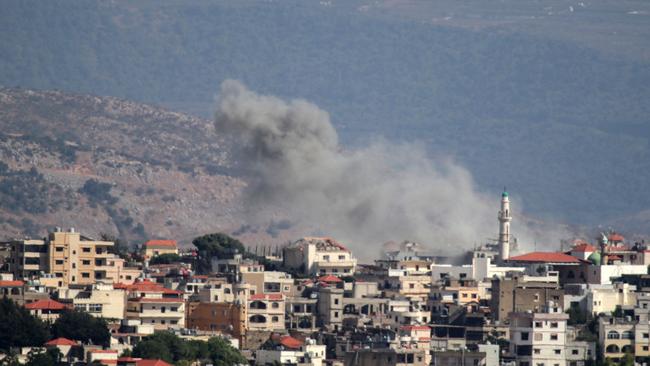 Lebanon’s Hezbollah and Israel have traded near daily fire. Picture: AFP