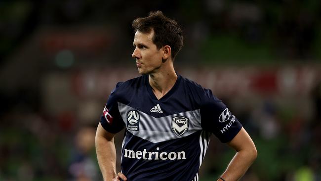 Robbie Kruse won’t travel to Qatar for Melbourne Victory’s AFC Champions League commitments. Picture: Jonathan DiMaggio/Getty Images