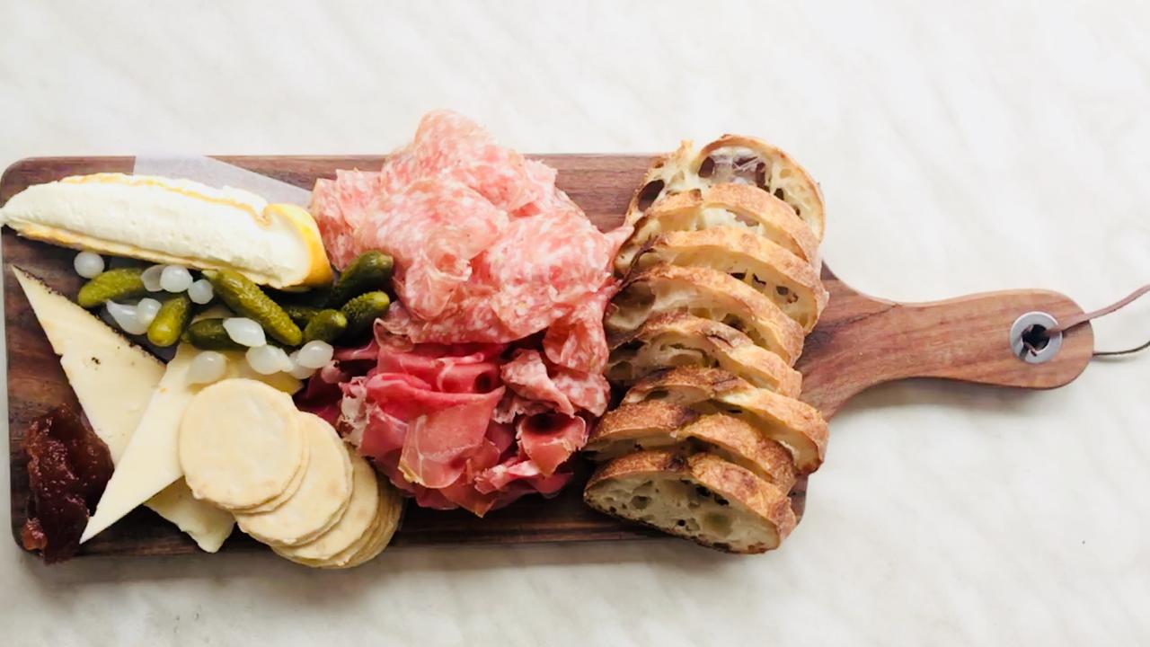 Cheese and charcuterie at East End Cellars pop-up bar at GOUD.