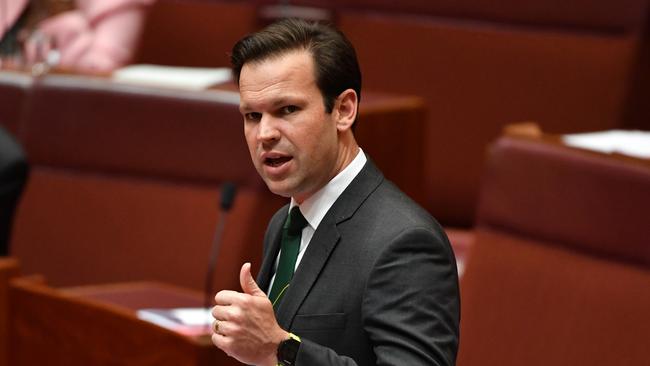 Resources Minister Matt Canavan. Picture: AAP