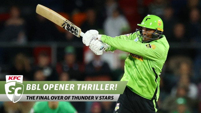 BBL opener ends in a thriller! The final over of Thunder v Stars