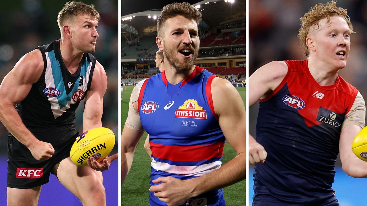 Ollie Wines, Marcus Bontempelli and Clayton Oliver are the three favourites to win the Brownlow Medal.