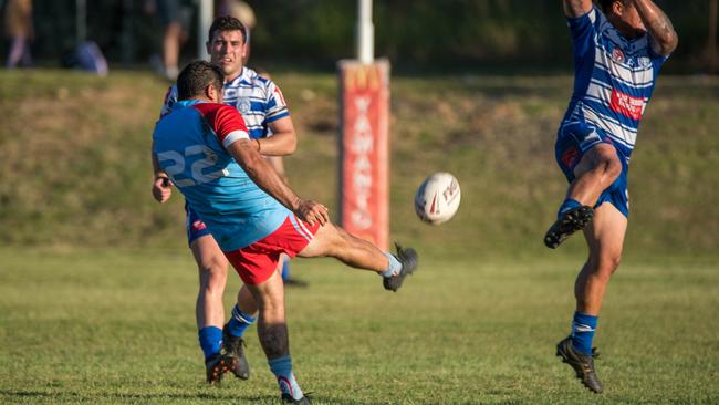 Swifts captain Cameron Picker set up a number of tries with his strong kicking performance. Picture: Bruce Clayton