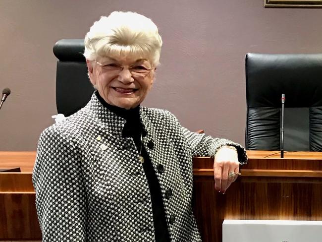 Dubbo deputy mayor Anne Jones and mayor Stephen Lawrence after they were elected at a meeting in June. Source: https://www.facebook.com/photo.php?fbid=146446360851709&set=pb.100064590376380.-2207520000..&type=3 Picture: Dubbo Regional Council/Facebook