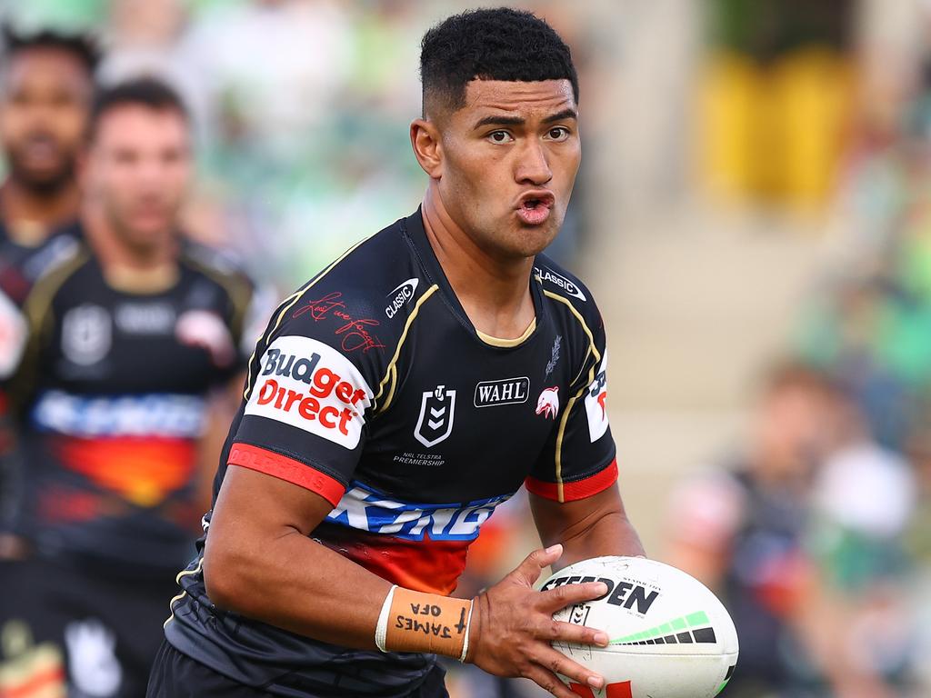 Player agents have Dolphins gun Isaiya Katoa third-most likely to break through the $2 million barrier. Picture: Getty Images