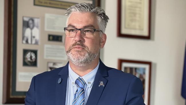 Northern Territory Police Association (NTPA) President Nathan Finn. Picture: Fia Walsh
