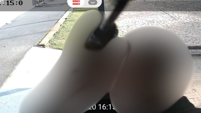 The facility’s CCTV cameras recorded the incident. Photo contributed.