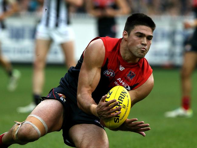 Melbourne’s Chris Dawes presented well during the first half. Picture: Wayne Ludbey