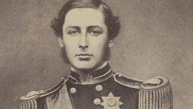 An 1867 portrait of HRH Prince Alfred. Picture: State Library Victoria.