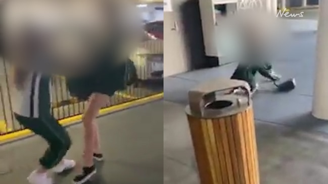 Shock footage of attack on teen on Gold Coast