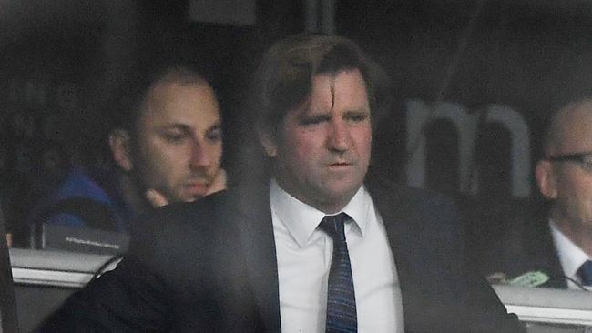 Des Hasler’will be watching the finals from home this year.