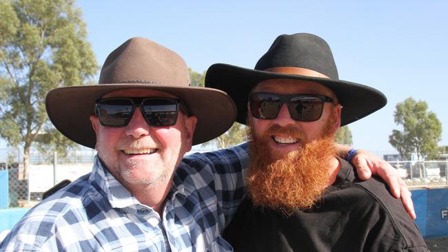 Wayne Looney and Joel Looney from Ballarat. Picture: Gera Kazakov