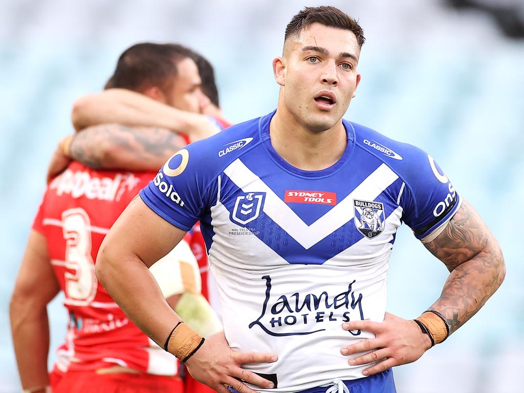 Nick Cotric struggled with the Canterbury Bulldogs. Picture: Mark Kolbe/Getty Images