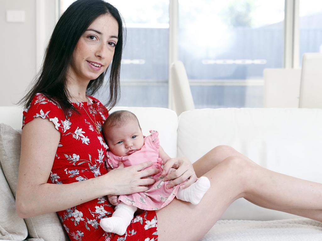 Lisa Kontos with her daughter Hope – the pair only alive today thanks to the generosity of an organ donor. Picture: Sam Ruttyn