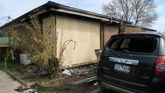 Fire Rescue Victoria crews were called to a house fire at Humbolt Drive and Strata Court, Long Gully in Bendigo at 8.11am on Tuesday August 31. Picture: Zizi Averill