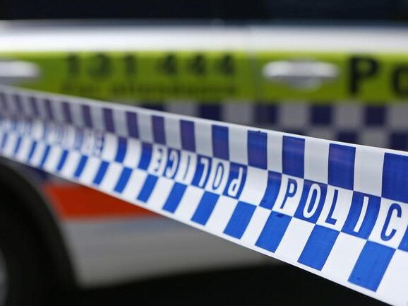 Police at the scene of a suspicious death on Lanyon Street in Mandurah.  Generic pic of tape at police crime scene Picture: Daniel Wilkins