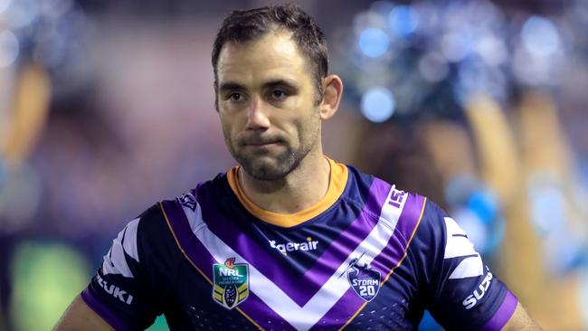 After losing two of their first four games, not everything is going well for Cameron Smith and the Storm. Picture: Mark Evans/Getty Images