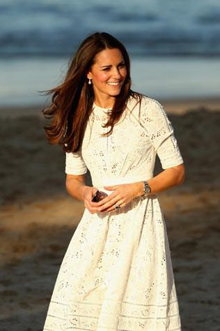 Kate middleton white zimmermann hot sale dress