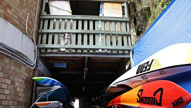 Club storage area at Manly. Picture: Adam Yip / Manly Daily