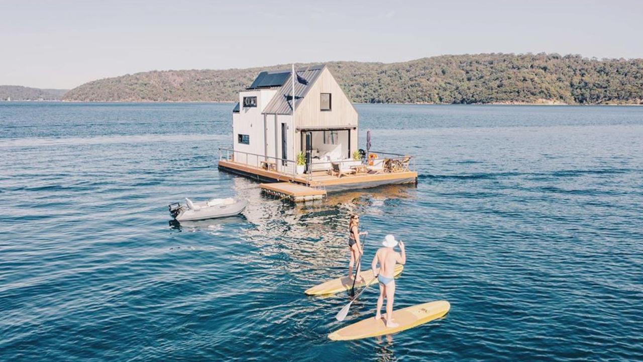 It’s one of Sydney’s most sought-after floating villas. Picture: Instagram