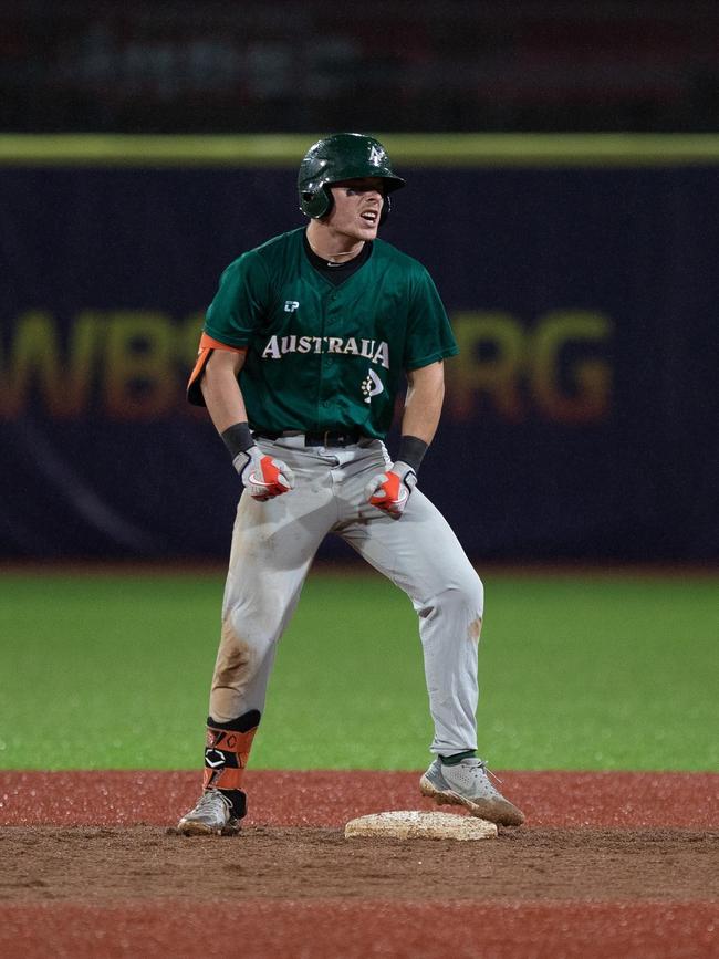 Travis Bazzana is an up and coming star of Australian baseball. Picture: baseball.com.au