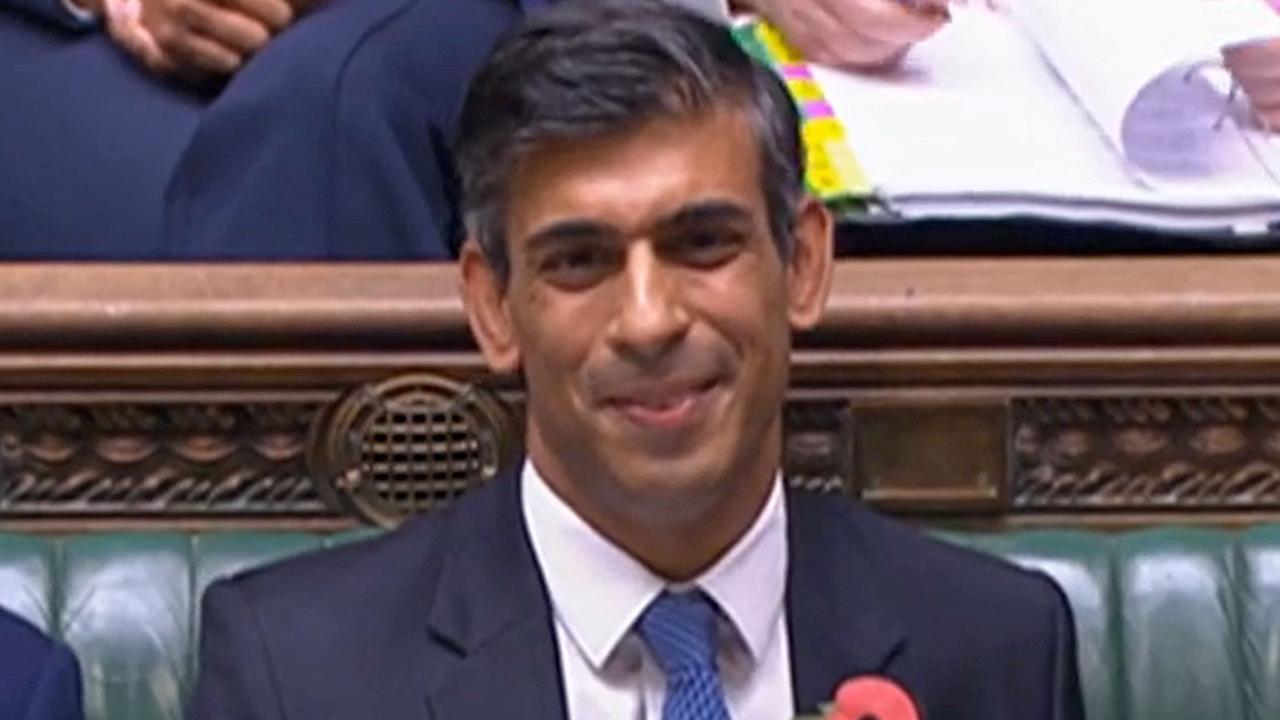 Britain's Prime Minister Rishi Sunak. Picture: AFP