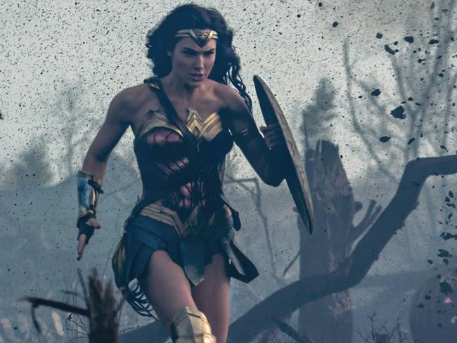 GAL GADOT as Diana in a scene from action adventure film WONDER WOMAN a Warner Bros. Pictures release.