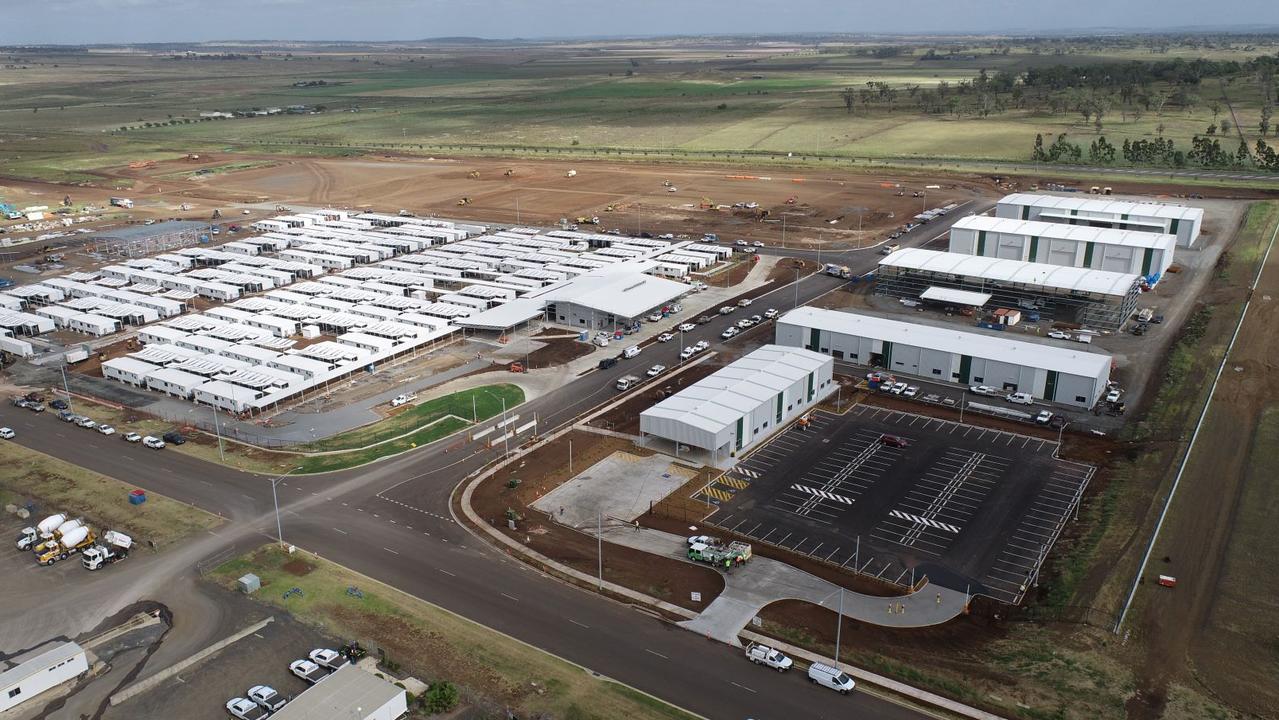 The Queensland Regional Accommodation Centre at Wellcamp has housed 713 people since it opened in February at an estimated cost of $200 million.