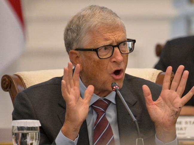 Microsoft founder and philanthropist Bill Gates is giving away his fortune. Picture: AFP