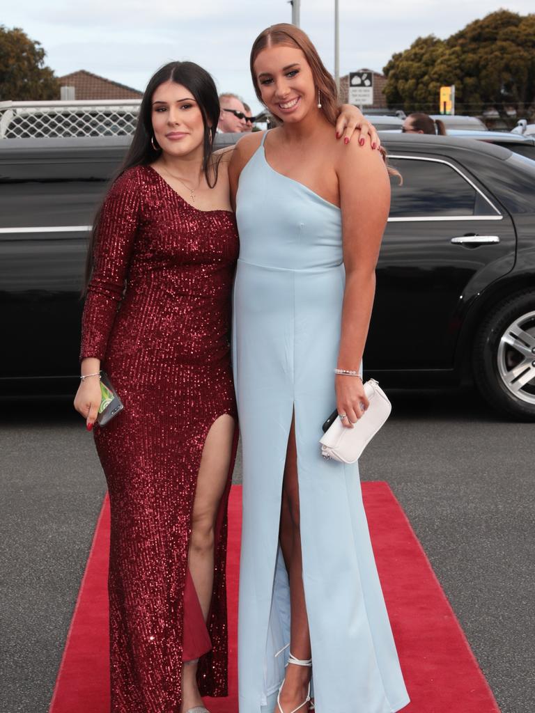 Students step out at the Guilford Young leaver’s dinner at Elwick Racecourse. Picture: Mireille Merlet